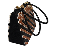 Ladies' beads hand bag