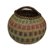 Mini- Woven basket with a handle