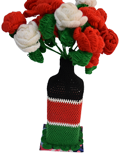 Thread home decorating Flower