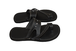 Men's leather craft sandals