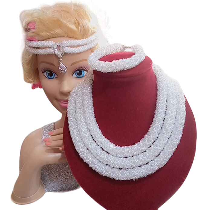 stella's necklace (set of necklace and head ban)