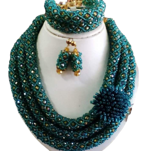 Stella,s necklace (set of a necklace, earrings and head ban